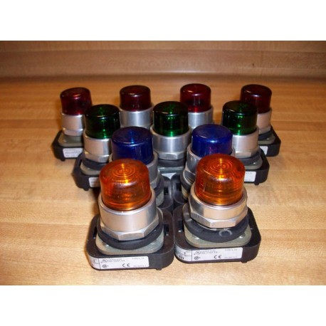 Allen Bradley 800T-QT24 Pilot Light No Contacts (Pack of 11) - Used