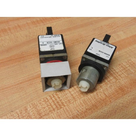 Allen Bradley 800MS-HX2B Pushbutton Selector Switch Operator (Pack of 2) - Used