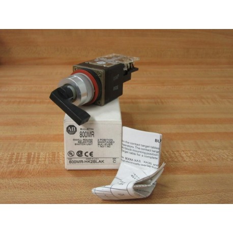 Allen Bradley 800MR-HK2BLAK Selector Switch 800MRHK2BLAK
