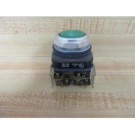Allen Bradley 800TA1 Green Pushbutton  800T-A1 w800T-XA - Used