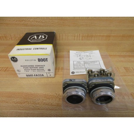 Allen Bradley 800T-FA22A Push Button Unit
