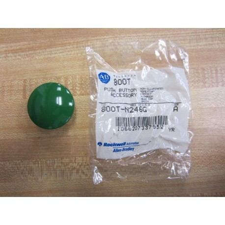 Allen Bradley 800T-N246G Green Push Button Cap 800TN246G