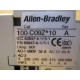 Allen Bradley 100-C09Z*10 Contactor 100C09Z10 Series A - Used