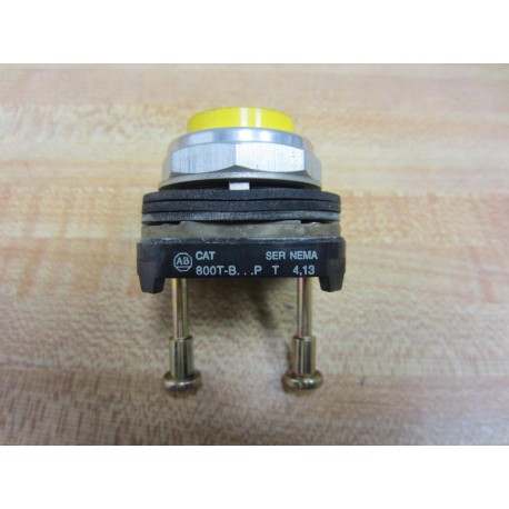 Allen Bradley 800T-B Push Button 800TB Yellow - Used