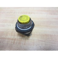 Allen Bradley 800T-B9 Pushbutton 800TB9 Yellow - Used