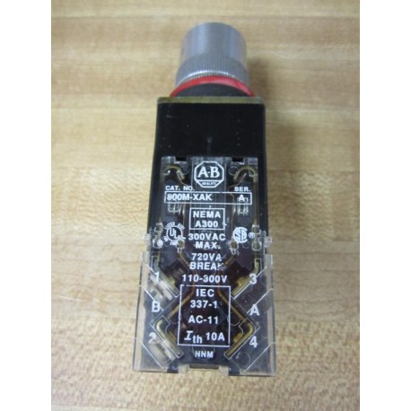 Allen Bradley 800MR-QAL24S Push Button 800MRQAL24S - Used