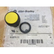 Allen Bradley 800FP-F5 Yellow Button 800FPF5