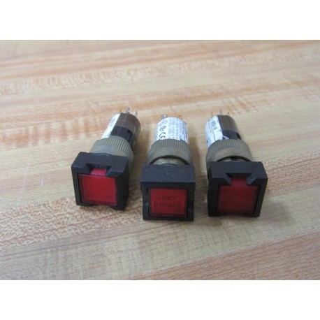 Allen Bradley 800A-M2FR24 Push Button 800AM2FR24 (Pack of 3) - Used
