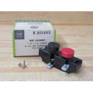Allen Bradley X 215803 Pushbutton Unit Assembly X215803