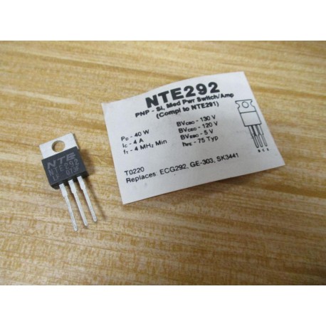 NTE NTE292 Transistor (Pack of 14) - New No Box