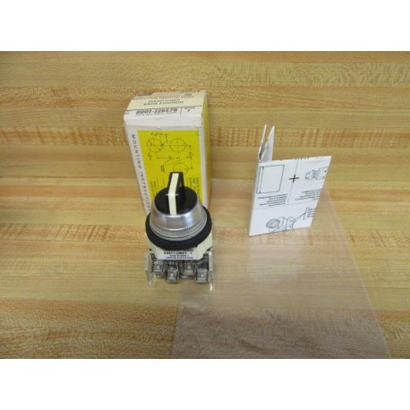 Allen Bradley 800T-J2KE7B Selector Switch 800TJ2KE7B Series F