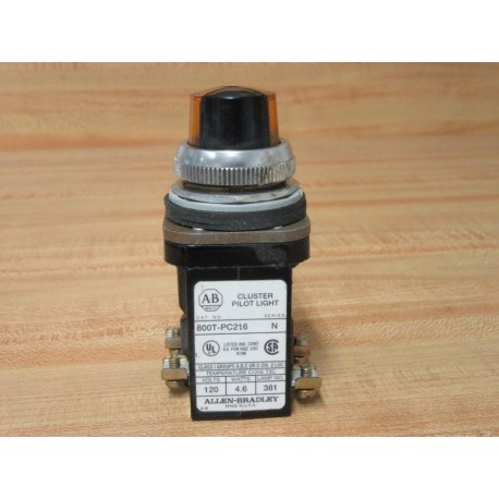 Allen Bradley 800T-PC216XAXA Cluster Pilot Light 800TPC216XAXA - Used