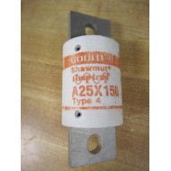 Gould Shawmut Ferraz A25X150-4 Mersen Amp-Trap Fuse (Pack of 2) - New No Box