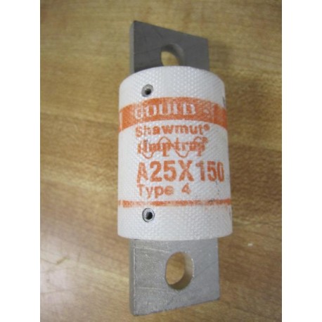 Gould Shawmut Ferraz A25X150-4 Mersen Amp-Trap Fuse (Pack of 2) - New No Box