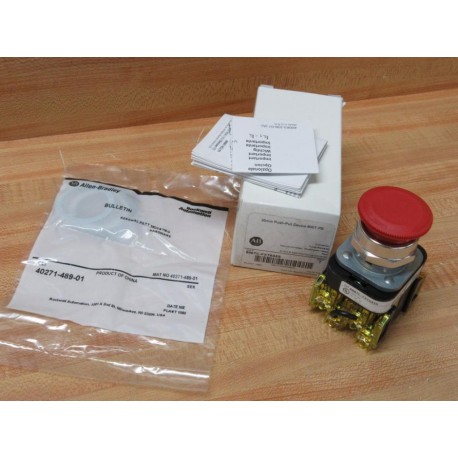 Allen Bradley 800TC-FXT6A5S Red Button W(2) 800TC-XD4S