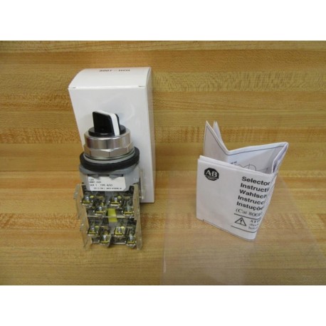 Allen Bradley 800T-H2H 2-Pos. Selector Switch 800TH2H