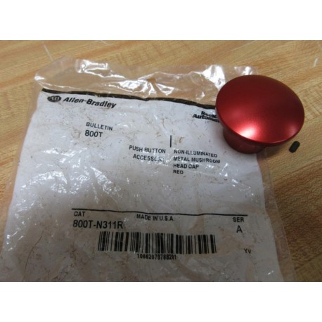 Allen Bradley 800T-N311R Mushroom Head Cap 800TN311R