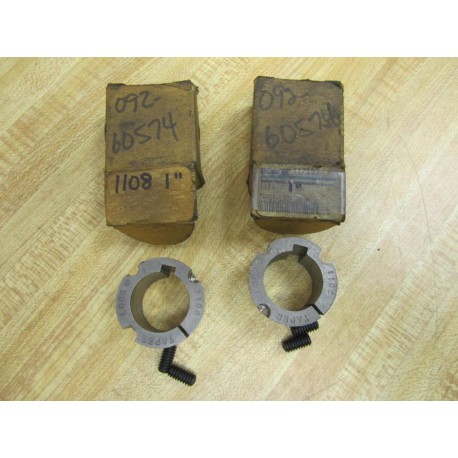 Dodge 1108 Pack Of 2 Taper Lock Bushings 1"