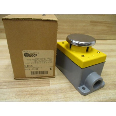 Allen Bradley 800P-2SC2B Palm Operated Push Button 800P2SC2B