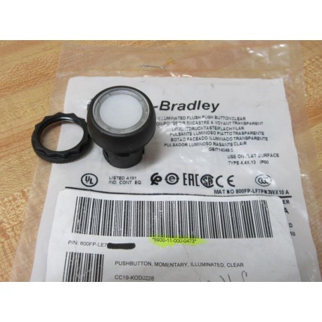 Allen Bradley 800FP-LE7 Push Button Operator 800FPLE7