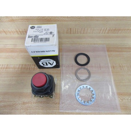 Allen Bradley 800H-BR6B Push Button Switch Red