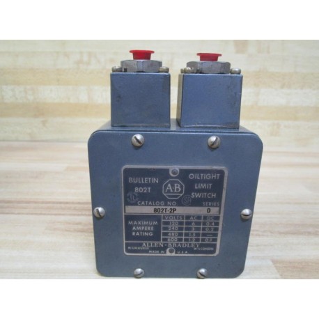 Allen Bradley 802T-2P Limit Switch 802T2P - New No Box