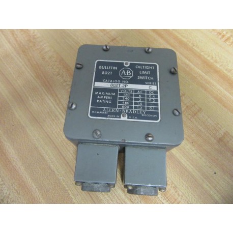 Allen Bradley 802T-2P Limit Switch 802T2P Series C - Used