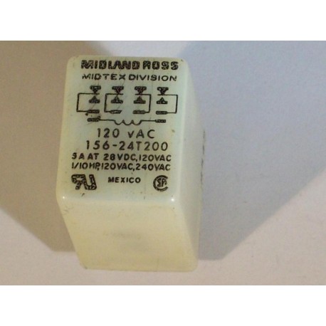 Midtex 15624T200 Relay  156-24T200 - New No Box