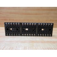 Custom Connector SD-12 Relay Socket SD12 (Pack of 3) - New No Box