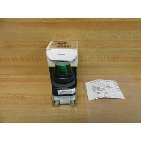 Allen Bradley 800H-QRL10G Green Pilot Light
