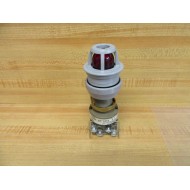 Allen Bradley 800H-QPT10R Red Push Button Light - Used