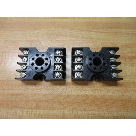 Gould H50-SL608 Relay Socket H50SL608 (Pack of 2) - Used