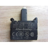 Allen Bradley 800F-NUW LED Pilot Light 800FNUW 8mA @ 120V - New No Box