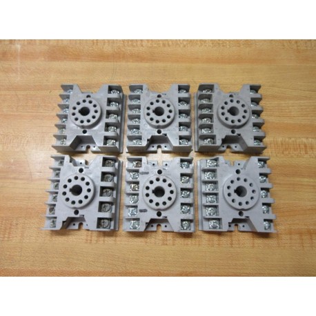 Potter & Brumfield 27E123 Relay Sockets (Pack of 6) - Used