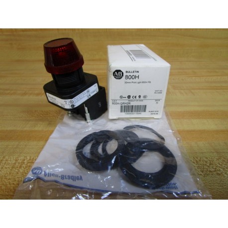 Allen Bradley 800H-QRH2R Pilot Light 800HQRH2R