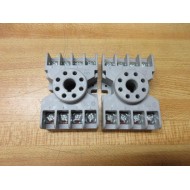 Potter & Brumfield 27E122 Relay Socket 8 Position (Pack of 2) - New No Box