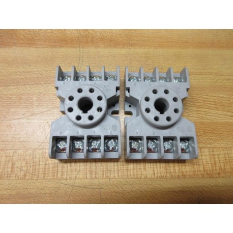 Potter & Brumfield 27E122 Relay Socket 8 Position (Pack of 2) - New No Box