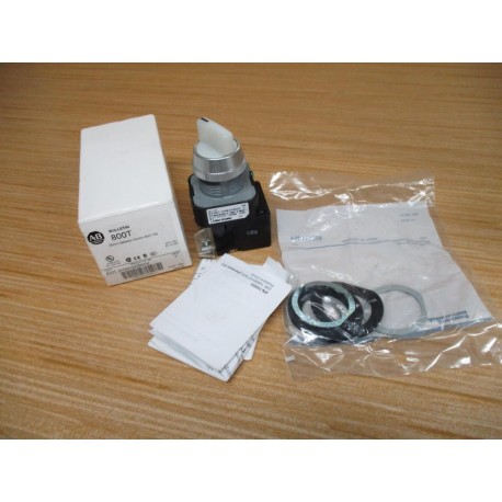 Allen Bradley 800T-2HWH2KB6DX Illum. Selector Switch 800T2HWH2KB6DX
