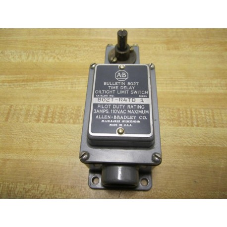 Allen Bradley 802T-R4TD Limit Switch 802TR4TD - Used