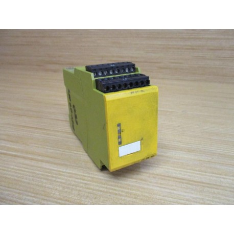 Pilz PNOZ X3P 24VDC 24VAC 3no 1nc 1so Safety Relay 777310 Blank Face - Used