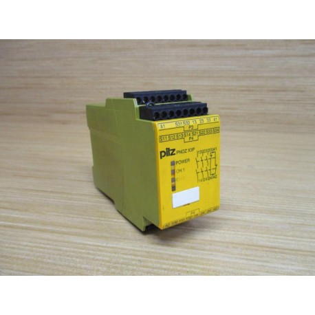 Pilz PNOZ X3P C 24VDC 24VAC 3no 1no Safety Relay 787310 - Used