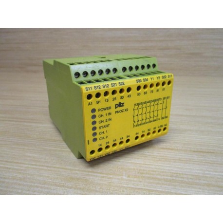Pilz PNOZ X9 24VAC24VDC 7S2Ö Safety Relay 774609 - Used