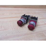 Allen Bradley 800MR-FX Small PushPull Unit 800MRFX (Pack of 2) - Used