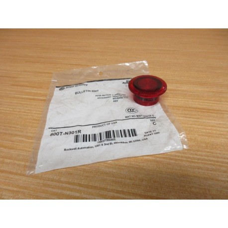 Allen Bradley 800T-N301R Push Button Cap 800TN301R