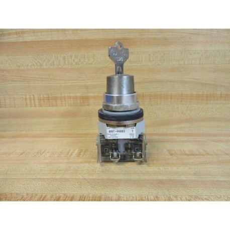 Allen Bradley 800T-H4803 Keyed Selector Switch - Used