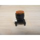 Eaton E22-TB9 Cutler Hammer Amber Push Button E22TB9 wMount - New No Box