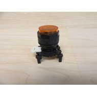 Eaton E22-TB9 Cutler Hammer Amber Push Button E22TB9 wMount - New No Box