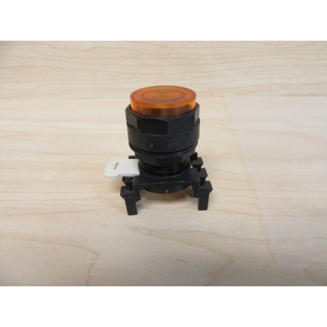 Eaton E22-TB9 Cutler Hammer Amber Push Button E22TB9 wMount - New No Box