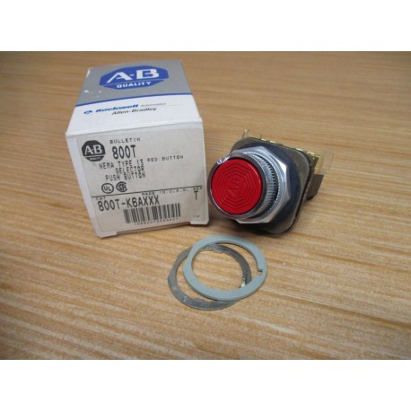 Allen Bradley 800T-K6AXXX Selector Push Button 800TK6AXXX
