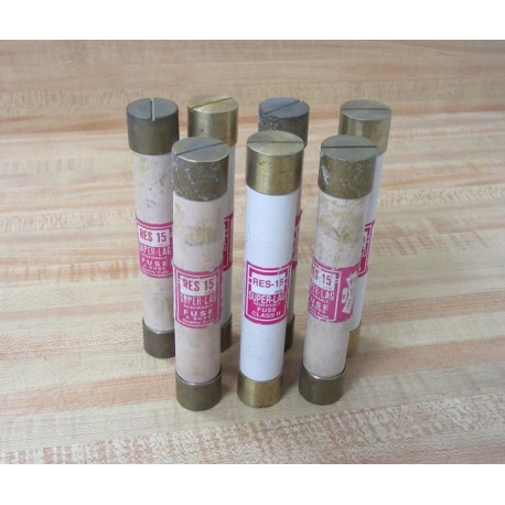 Bussmann RES-15 Cooper Super-Lag Fuse RES15 (Pack of 7) - Used